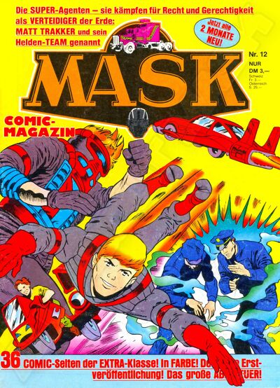 M.A.S.K. M.A.S.K. German comic no. 12 M.A.S.K. M.A.S.K. German comic no. 12